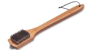 Weber Grill Brush 46cm - Bamboo & Stainless Steel